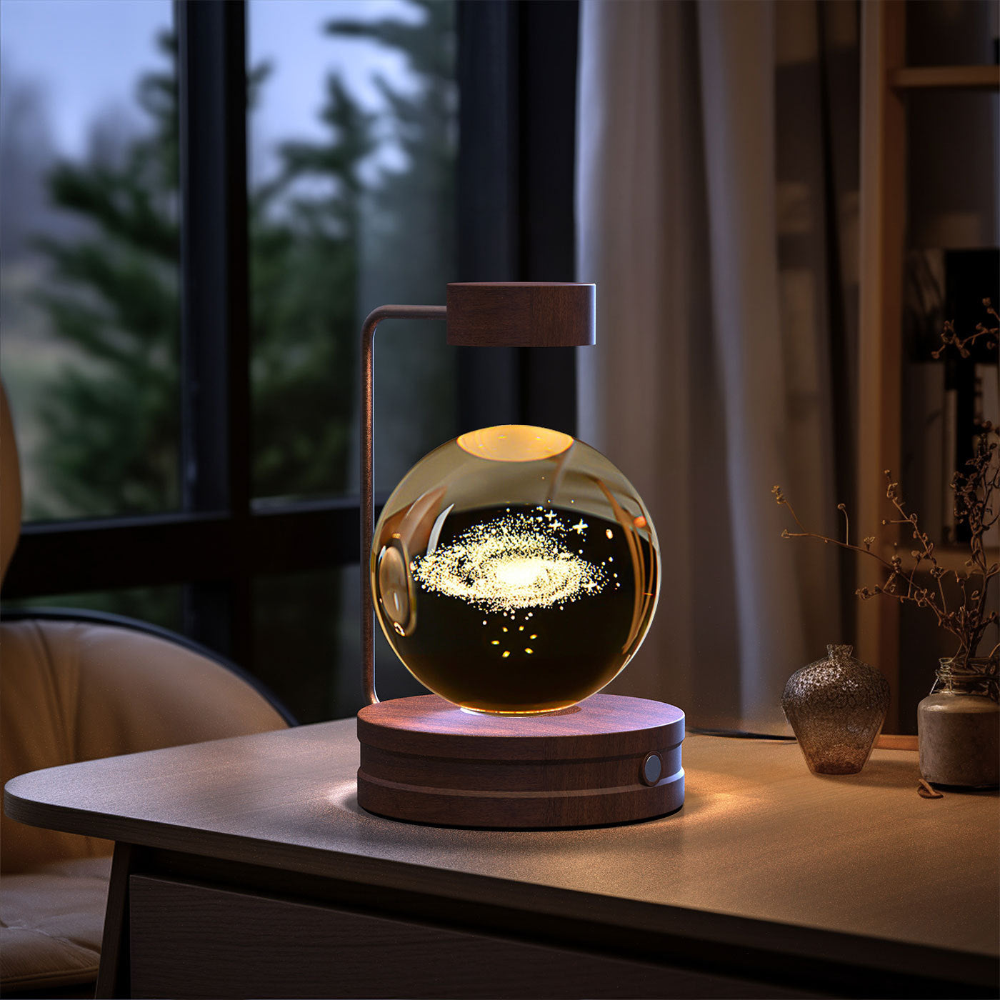 Crystal Ball Cosmic Indoor Night Light